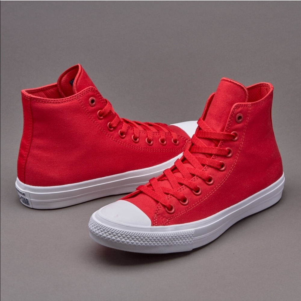 NWT Converse CT OX HI Salsa Red HT M AUTHENTIC - Picture 6 of 7